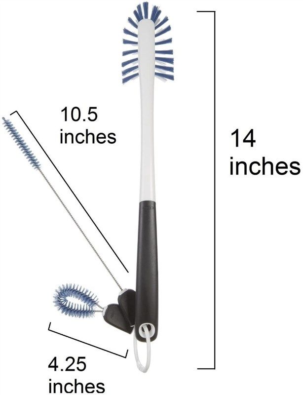 bottle brush cleaning set brushes 로고