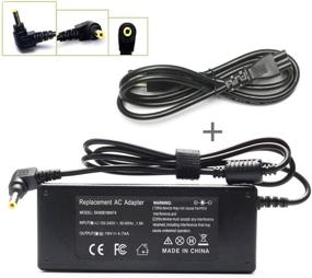 img 4 attached to 💻 90W AC Adapter Laptop Charger for Toshiba Satellite L505 L635 L645 L655 L745 L755 L775 L855 L875 A105 A135 C655 C675 C850 C855 - Compatible with L305, L305D, L455, L505D models; PA3714U-1ACA and PA5035U-1ACA Power Cord