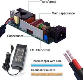 img 3 attached to 💻 90W AC Adapter Laptop Charger for Toshiba Satellite L505 L635 L645 L655 L745 L755 L775 L855 L875 A105 A135 C655 C675 C850 C855 - Compatible with L305, L305D, L455, L505D models; PA3714U-1ACA and PA5035U-1ACA Power Cord