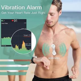 img 2 attached to 🏋️ Wellue Athlete Heart Rate Monitor Chest Strap - 24h Heart Rate Tracing, ANT+ Bluetooth Wearable for Fitness & Wellness, VISUALBEAT