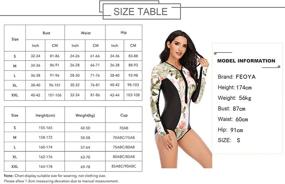 img 1 attached to Printed Swimsuits Athletic Swimwear Bathing Women's Clothing for Swimsuits & Cover Ups