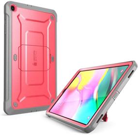 img 2 attached to 🦄 SUPCASE Unicorn Beetle Pro Series Case for Galaxy Tab A 10.1 (2019 Release) – Full-Body Rugged Pink Tablet Case with Built-in Screen Protector