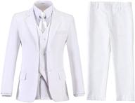 👔 ultimate selection: lycody communion toddler wedding boys' clothing, suits & sport coats logo