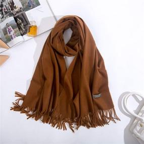 img 1 attached to 🧣 Stylish Scarves for Women and Men: Cashmere Shawl Fashion Pashmina Wraps with Gift Box