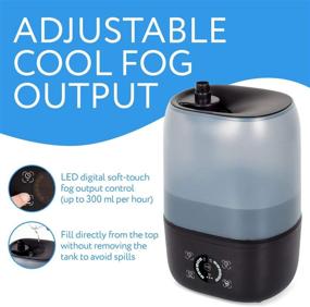 img 1 attached to 4L Reptile Humidifier/Fogger with New Digital Timer - Convenient Top Water Addition - Ideal for Reptiles, Amphibians, and Herps - Compatible with All Terrariums and Enclosures