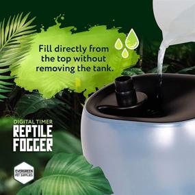 img 3 attached to 4L Reptile Humidifier/Fogger with New Digital Timer - Convenient Top Water Addition - Ideal for Reptiles, Amphibians, and Herps - Compatible with All Terrariums and Enclosures
