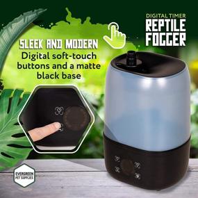 img 2 attached to 4L Reptile Humidifier/Fogger with New Digital Timer - Convenient Top Water Addition - Ideal for Reptiles, Amphibians, and Herps - Compatible with All Terrariums and Enclosures
