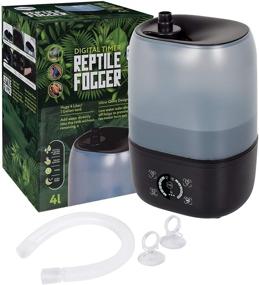 img 4 attached to 4L Reptile Humidifier/Fogger with New Digital Timer - Convenient Top Water Addition - Ideal for Reptiles, Amphibians, and Herps - Compatible with All Terrariums and Enclosures