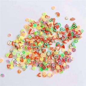 img 2 attached to 🍉 Nail Angel 3200pcs Polymer Clay Fruit Slices Assortment - 20 Different Shapes Mix in a Bag for Nail Art, Slime Crafts & Decorations - 10202