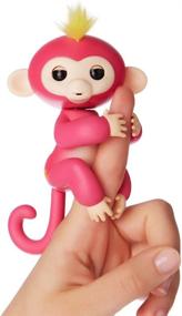 img 4 attached to Yellow Interactive Monkey Fingerlings by WowWee