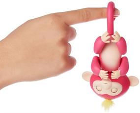 img 1 attached to Yellow Interactive Monkey Fingerlings by WowWee