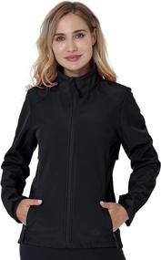 img 4 attached to BEROY Women Softshell Jackets Cycling Windproof Sports & Fitness and Cycling