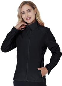 img 3 attached to BEROY Women Softshell Jackets Cycling Windproof Sports & Fitness and Cycling