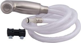 img 1 attached to 🚿 Moen Stainless Steel Spray Head and Hose Assembly - Model 136103SL