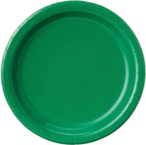 img 3 attached to Convenient 24-Count Emerald Green Paper Lunch Plates by Creative Converting Touch of Color