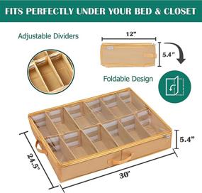 img 3 attached to Organizer Underbed Solution Breathable Materials