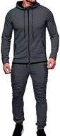 tracksuit sweatshirt sweatpants breathable patchwork men's clothing and active logo