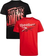 👕 reebok boys short sleeve athletic graphic t-shirt (2 pack) - enhanced seo logo
