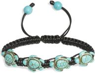 💎 pearlypearls turquoise bracelet: exquisite handmade jewelry for adjustable style and charm, perfect for girls logo