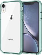 📱 jetech midnight green shock-absorption bumper cover for iphone xr 6.1-inch - premium protection logo