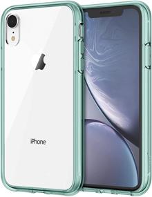 img 4 attached to 📱 JETech Midnight Green Shock-Absorption Bumper Cover for iPhone XR 6.1-Inch - Premium Protection