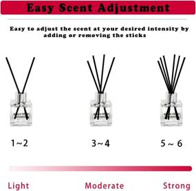 img 1 attached to 🌹 Enhance Your Space with the Rose Reed Diffuser Set - Premium Scented Oil Diffuser for Bedroom, Bathroom, Office | Invigorating Fragrance | Thoughtful Home Fragrance Gift - 50 ml/ 1.7 oz