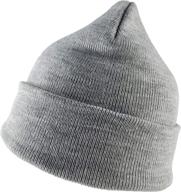 🧢 bruceriver unisex slouchy beanie cap with elastic fit - classic knit hat for men and women logo