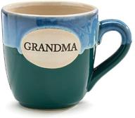 ☕ grandma teal porcelain coffee tea mug cup - perfect 16oz gift box logo