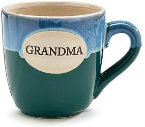 img 1 attached to ☕ Grandma Teal Porcelain Coffee Tea Mug Cup - Perfect 16oz Gift Box