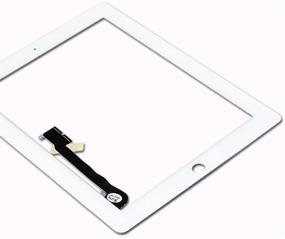 img 3 attached to 📱 Premium iPad 4 Digitizer Screen Replacement - Compatible with 4th Gen - White