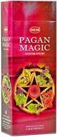 🔮 pagan magic - box of 120 hem incense sticks in six 20 stick tubes логотип