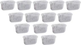 img 4 attached to High-Quality ACOMPATIBLE Charcoal Filter DCC-RWF Replacement for Cuisinart Coffee Machine - Pack of 14