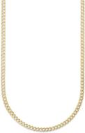 karat solid yellow cuban necklace girls' jewelry logo