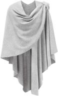 puli women's poncho sweater topper: classic style, versatile women's accessories, scarves & wraps logo