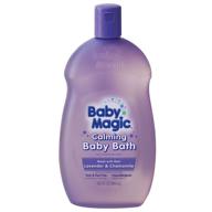 🛁 relaxing lavender and chamomile baby bath: baby magic 16.5oz (488ml) logo