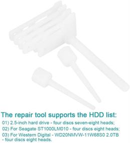 img 2 attached to 🔧 Bewinner 304# Replacement Hard Drive Head Comb Tool with 10 Finger Sleeve+ for 4-disc 2.5-inch WD20NMVW-11W68S0 HDD