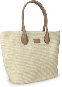 img 1 attached to 👜 Women's Rattan Summer Shoulder Handbag 17.8x12.6 - Handbags & Wallets