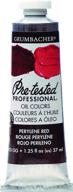 🎨 grumbacher pre-tested oil paint perylene red p315g - high-quality 37ml/1.25 oz. pigment logo