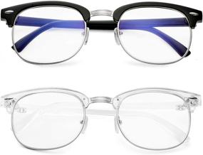 img 4 attached to SeeBand Blocking Glasses Rimless Computer