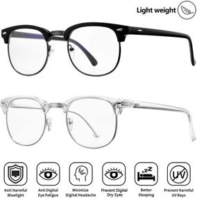 img 1 attached to SeeBand Blocking Glasses Rimless Computer