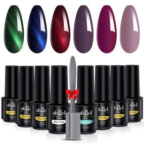 img 4 attached to Gel Gel Nail Polish Set Foot, Hand & Nail Care for Nail Art & Polish