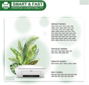 img 3 attached to 🖨️ JICDHBIW Remanufactured Ink Cartridge Replacement for HP 61 XL 61XL - Black Tri-Color (2-Pack) - Compatible with Envy 5530 4500 4502 DeskJet 2540 1512 2512 2542 3000 1055 3052A 2544 OfficeJet 4630 Printer