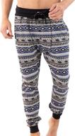 👖 lazyone plaid large men's joggers: stylish clothing for comfortable sleep & lounge logo