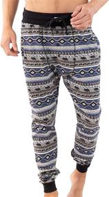 img 4 attached to 👖 LazyOne Plaid Large Men's Joggers: Stylish Clothing for Comfortable Sleep & Lounge