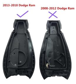 img 1 attached to 🔑 2013-2018 Ram Truck Keyless Remote Fob Key Shell Case Replacement - GQ4-53T 56046955