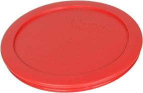 img 1 attached to Pyrex Bundle - 6 Items: 7201-PC 4-Cup Red Plastic Food Storage Lids Set