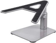 monoprice universal laptop riser stand - silver: elevate your laptop 4.7 to 6.7 inches with workstream collection logo