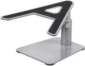 img 4 attached to Monoprice Universal Laptop Riser Stand - Silver: Elevate Your Laptop 4.7 to 6.7 Inches with Workstream Collection