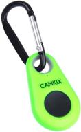 π· bluetooth camera shutter remote control - drop style - iphone/android compatible - single button control - carabiner and lanyard with detachable ring included logo