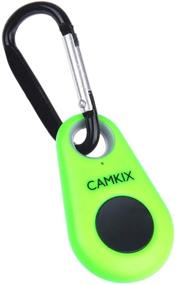 img 4 attached to 📷 Bluetooth Camera Shutter Remote Control - Drop Style - iPhone/Android Compatible - Single Button Control - Carabiner and Lanyard with Detachable Ring Included